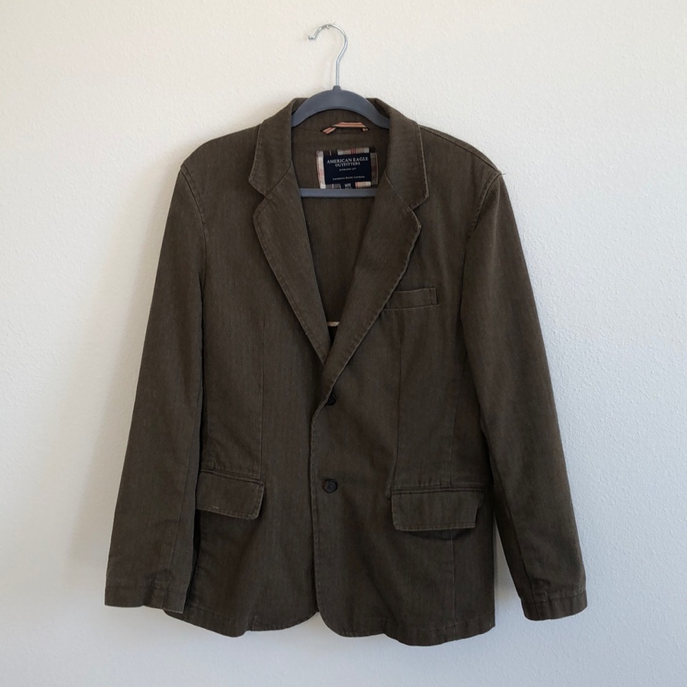 Men’s Brown Tweed American Eagle Blazer Jacket